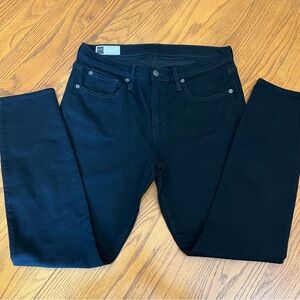 Gap True Skinny Mid-Rise Black Jeans 31/12